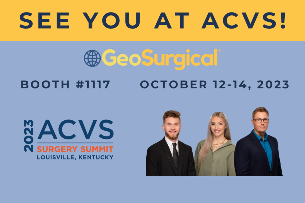 GeoSurgical will be attending ACVS in Louisville this year! WestCMR